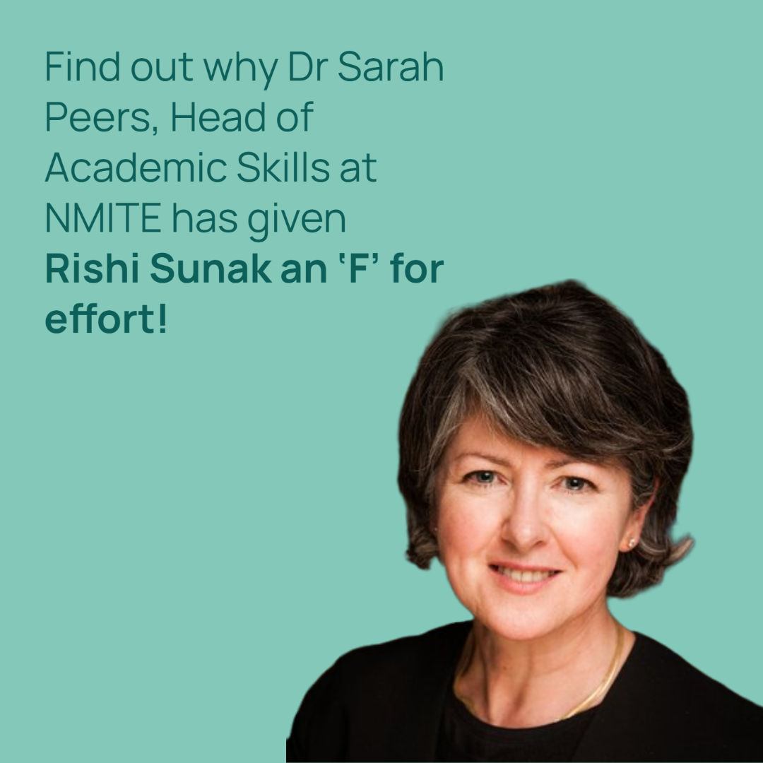 Rishi Sunak - A move for mathematics...but is it the right one? | NMITE