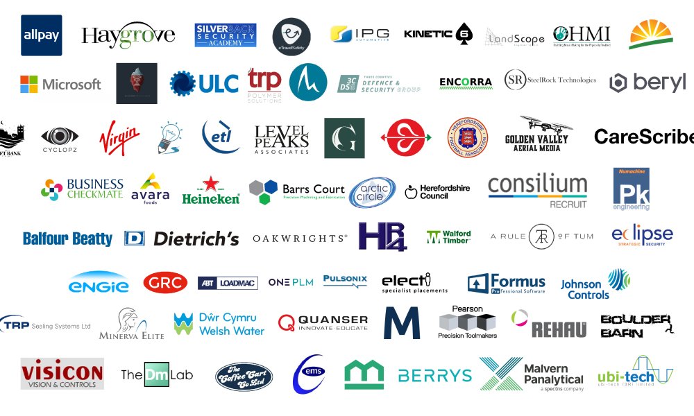 Collection of logos - Partners of NMITE