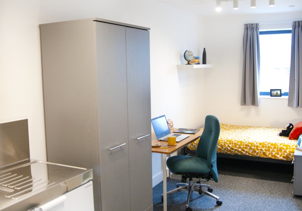 NMITE Student Accommodation Bedroom 