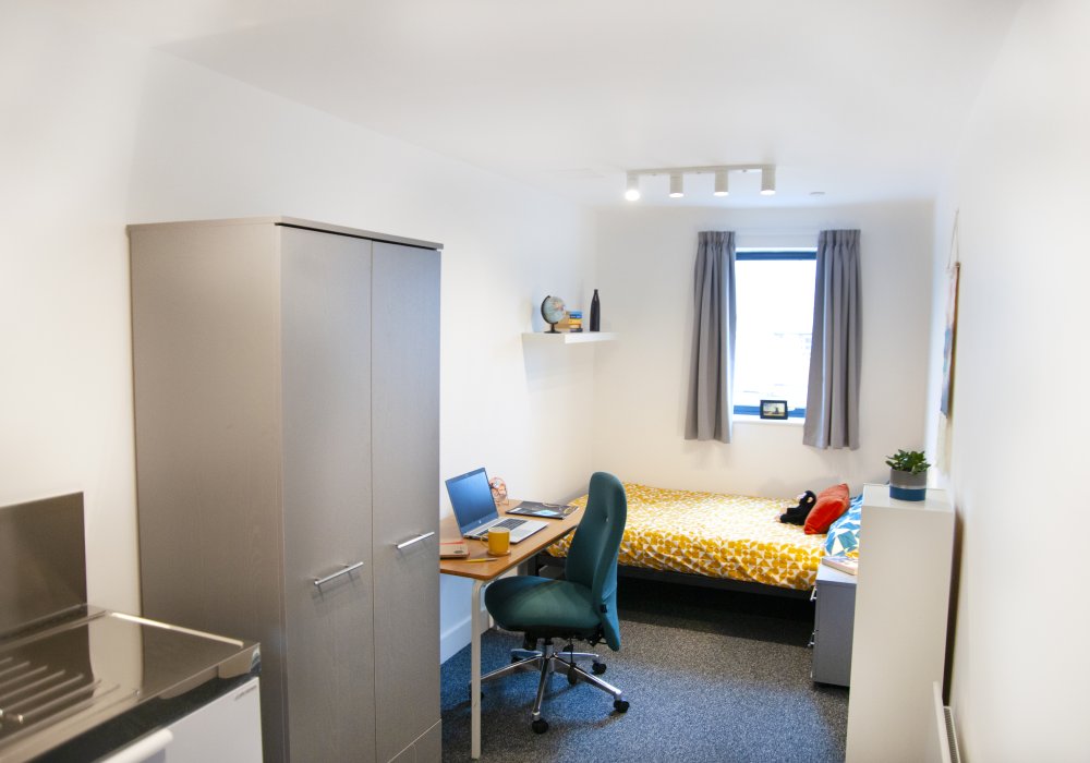 NMITE Student Accommodation Bedroom