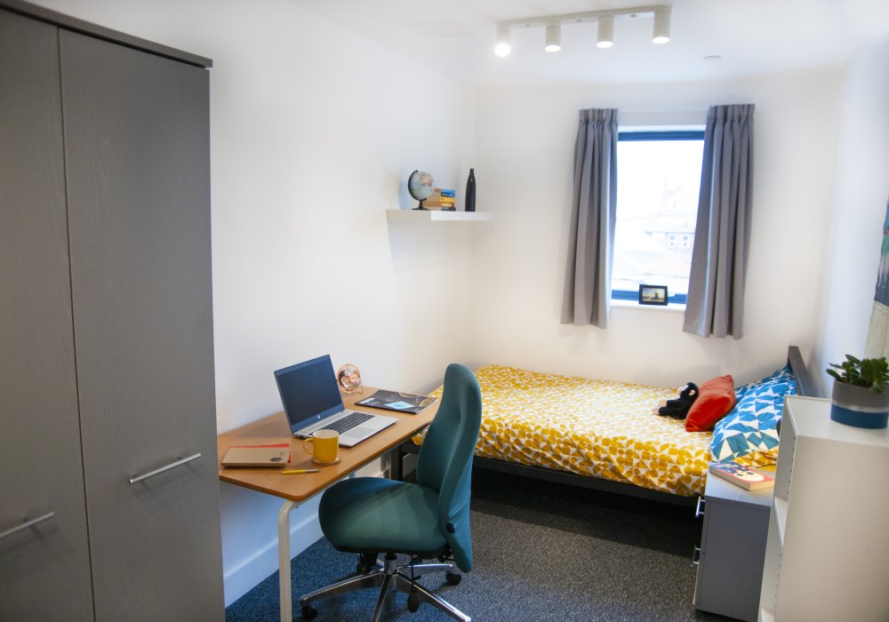 NMITE Student accommodation bedroom