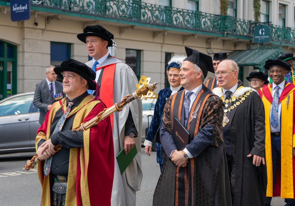 Graduation parade image