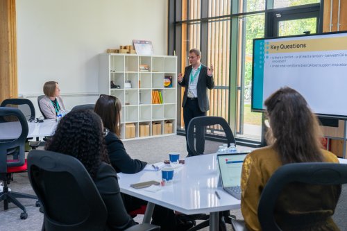 Professor Gary C. Wood running a workshop during the ANTF Conference