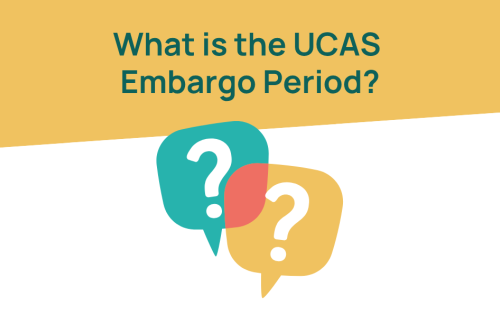 what is the UCAS embargo period graphic
