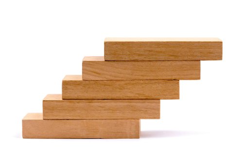 Stack of wooden blocks