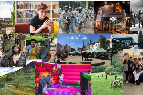 Collage of student societies images