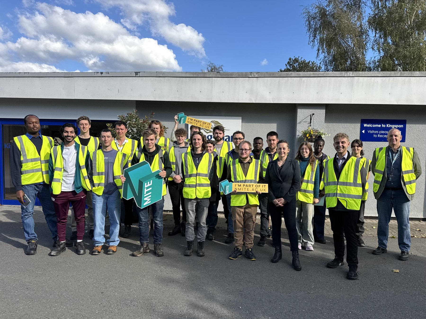 NMITE Students Go Behind the Scenes at Kingspan