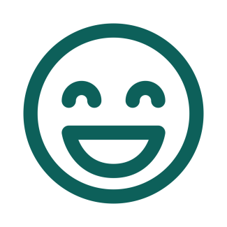 Green smiley face icon
