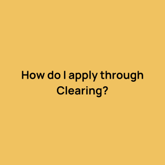 How do I apply through clearing text on yellow background