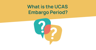 what is the UCAS embargo period graphic