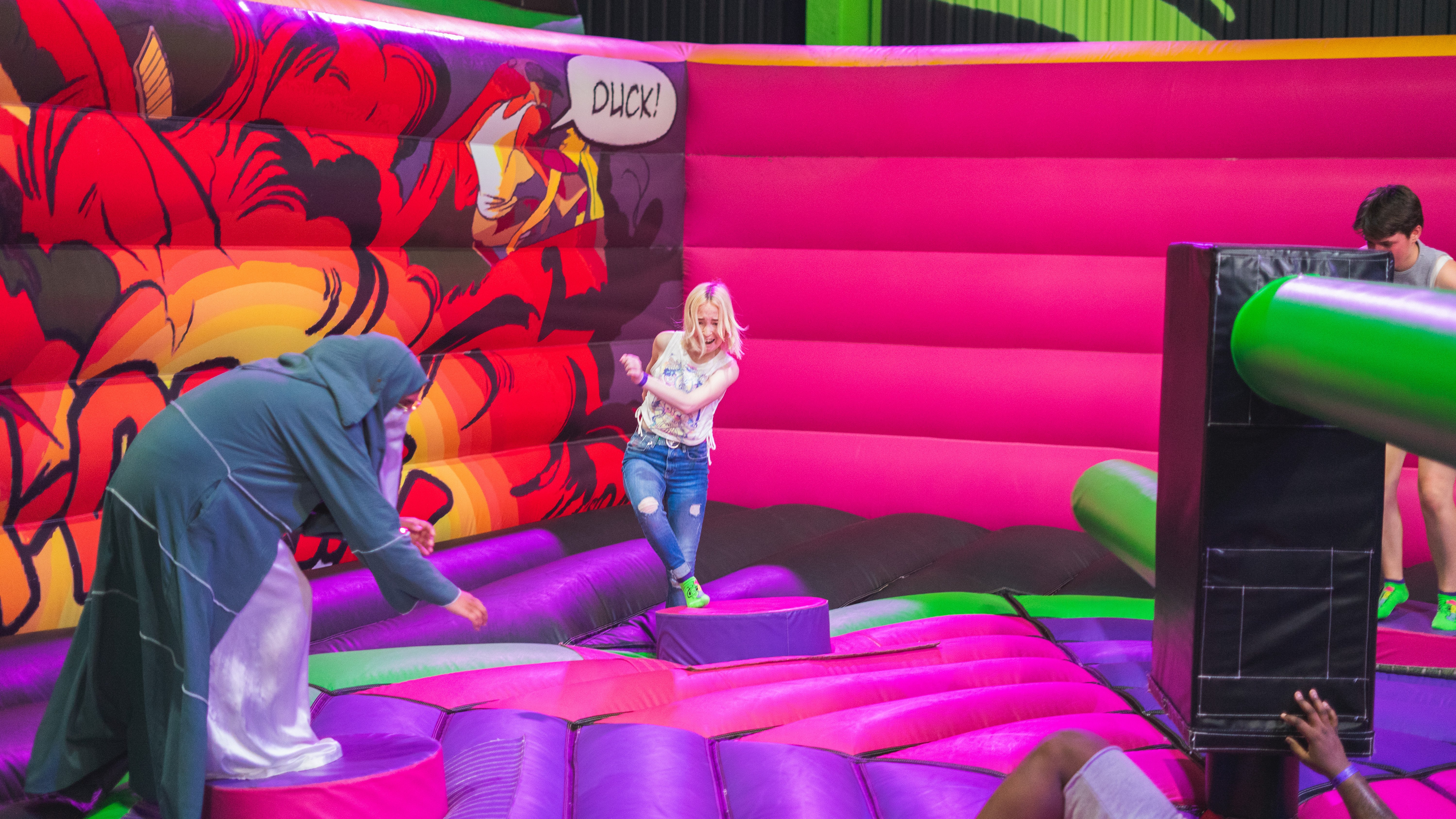 NMITE Students at Flip Out Trampoline Park