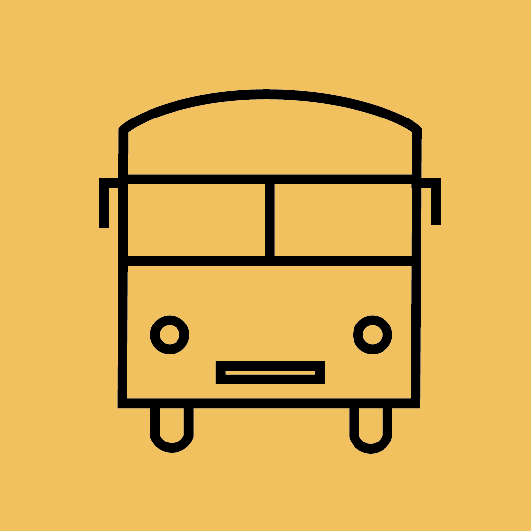 Icon of a bus